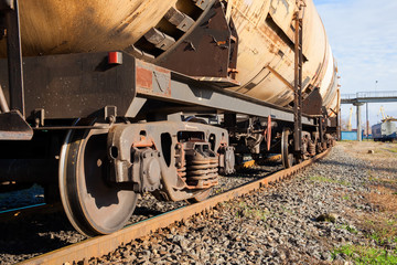 Fototapeta premium Cargo train