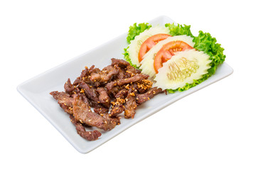 Fried pork thai style