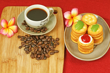 biscuits and drink