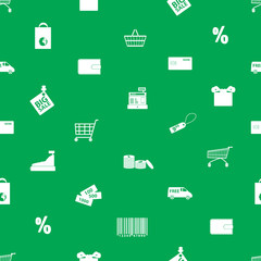 shopping icons pattern eps10