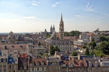 Deurstickers France, Caen - La ville aux mille clochers © Olivier Rault