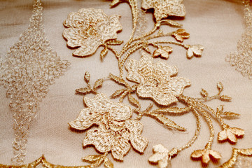 Golden textile