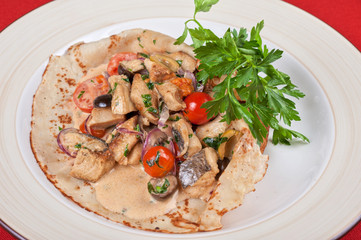 pled fish pancake