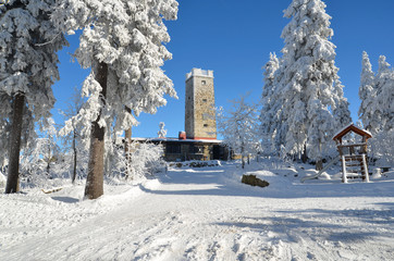 Asenturm Winter Schnee Wintersport Berge