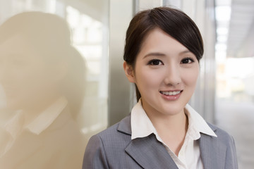 Portrait of attractive Asian business woman