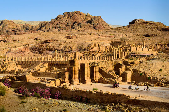 The city of Ancient Petra, Jordan
