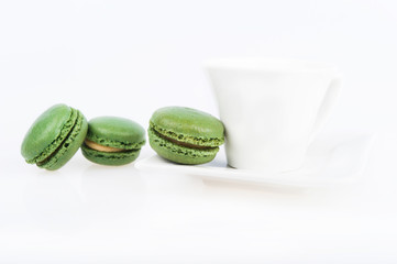 green macaroon