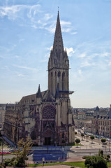 Fototapeta na wymiar Francja, Caen - miasto tysiąca wież