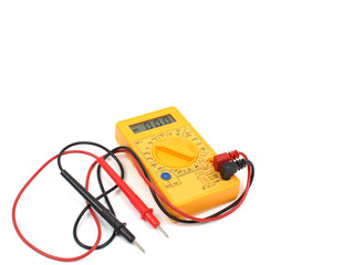 Yellow digital multimeter