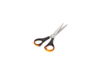 Scissors with black&brown handles