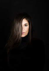 Fototapeta premium mystery girl portrait