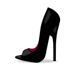 woman high heel shoe
