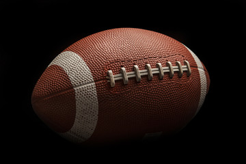 Isolated american football ball