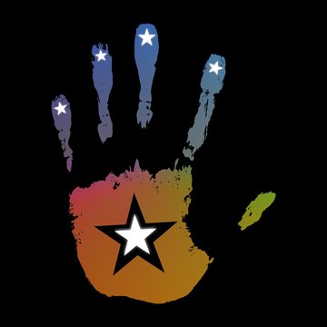Abstract Star Hand