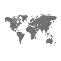 Fototapeta na wymiar World map. Vector format