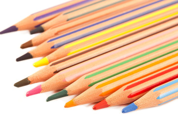 Wooden color pencils