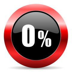 0 percent icon