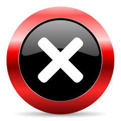 Fototapeta premium cancel icon