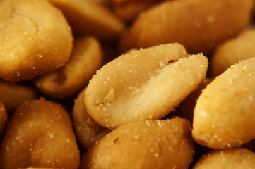 Roasted and salted peanuts