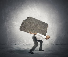 Stress of a businessman
