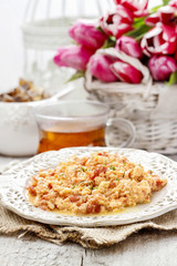 Scrambled eggs with tomatoes
