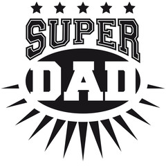 Super Dad Stars Logo
