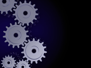 gear wheels background