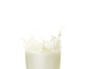 pouring a glass of milk