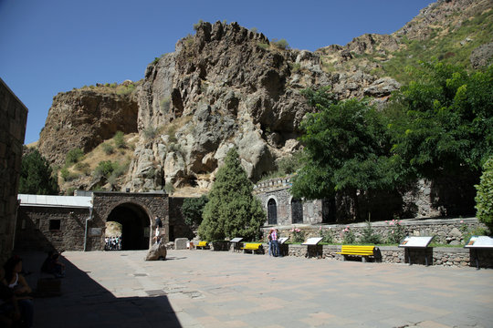 Armenia Geghard Monastery  complex 202k1974