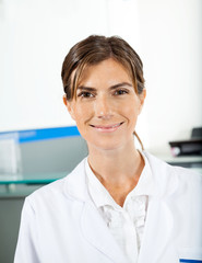 Smiling Female Researcher