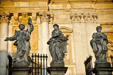 Obraz premium statue in krakow