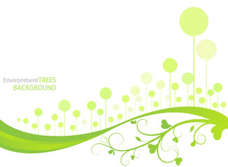 Ecology background,tree pattern