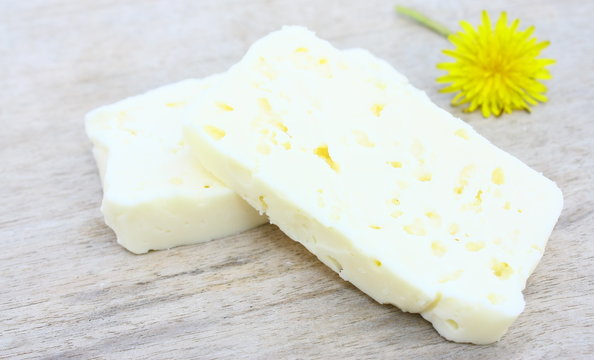 Vær stille Gå ud Seneste nyt fromage, tomme blanche Stock Photo | Adobe Stock