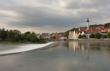 Obraz premium Romantic road - Landsberg am Lech