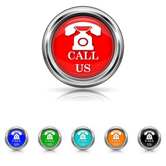 Call us icon - six colours set