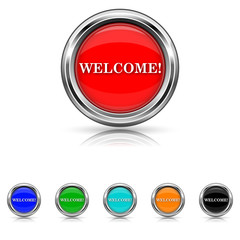 Welcome icon - six colours set