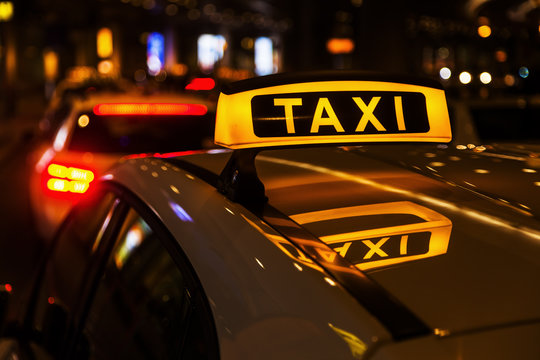 Taxis am Taxistand
