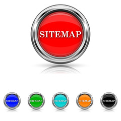 Sitemap icon - six colours set