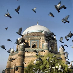 Fotobehang tomb in pakistan  © Haider Azim