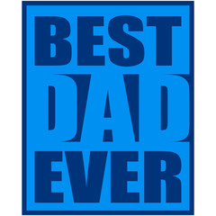 Best Dad Ever Logo-Design