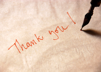 thank you note