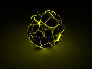 Fototapeta premium glowing ball