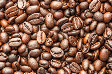 Coffee beans background
