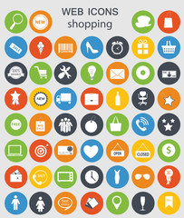 shopping icons vector illustration