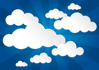 Blue Sky with Clouds