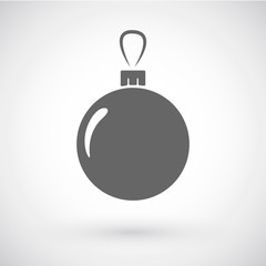 Christmas ball icon