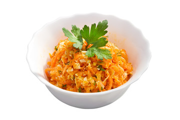 vegetable salad with carrots