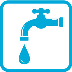 icon with tap. water symbol
