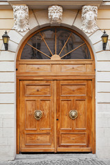 Obraz premium vintage Entrance door