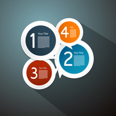 Vector Progress Steps for Tutorial, Infographics